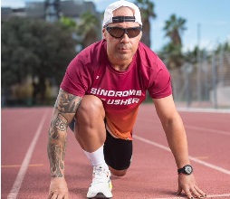 Imagen de Mariete preparándose para correr